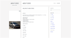 Desktop Screenshot of aboutcodes.com