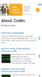 Mobile Screenshot of aboutcodes.com